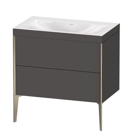Duravit Xviu C-Bonded Set Floorstanding Graphite Matt XV4710NB149C